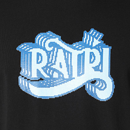 La Piraterie - Tee Shirt Oversize Ratpix Noir Bleu