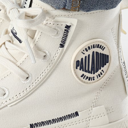 Palladium - Sneakers donna Pampa Underlayer 99183 Crema Bianco
