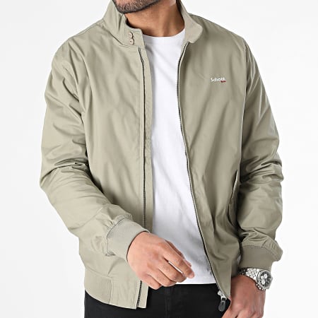 Combinaison Pilote Femme Schott NYC TRJUMP21WX - Léger En Tencel, Vert, Taille L EU