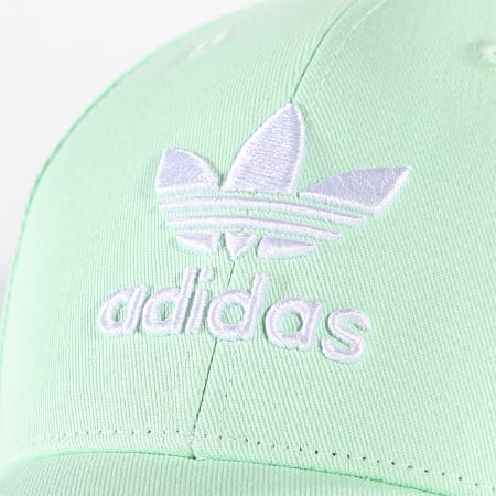 Adidas Originals - Gorra de béisbol Class Trefoil IW1786 Verde claro