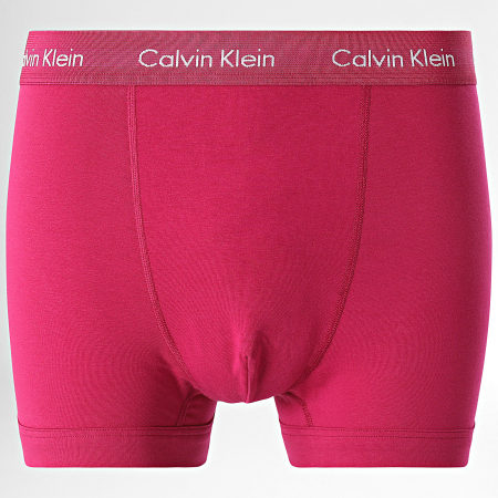 Calvin Klein - Juego de 3 calzoncillos bóxer U2662G Heather Grey Violet Petrol Blue