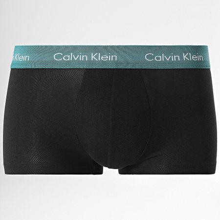 Calvin Klein - Lot De 3 Boxers U2662G Noir Gris Violet Bleu Pétrole