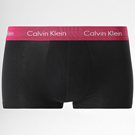 Calvin Klein - Lot De 3 Boxers U2662G Noir Gris Violet Bleu Pétrole