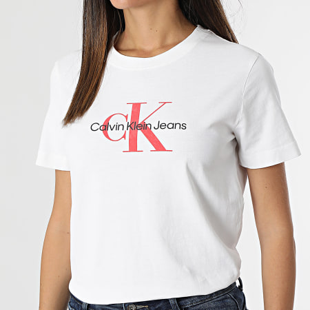 Calvin Klein - Tee Shirt Femme 3272 Blanc