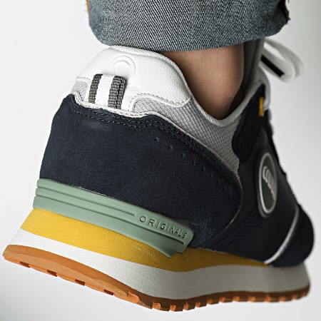 Colmar - Travis Block 015 Navy Sage Green Gray Sneakers