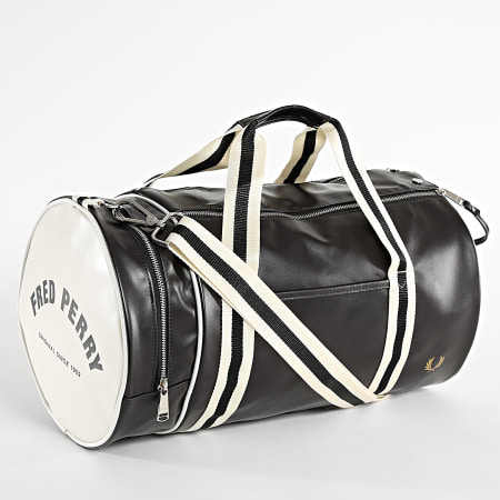 Fred Perry Sac De Sport L7255 Noir Beige LaBoutiqueOfficielle