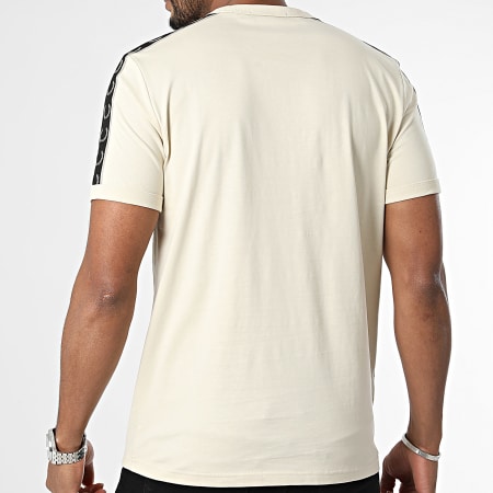 Fred Perry - Camiseta de tirantes con cinta de contraste M4613 Beige