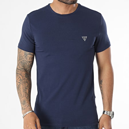 Guess - Camiseta U97M00-KCD31 Azul Marino