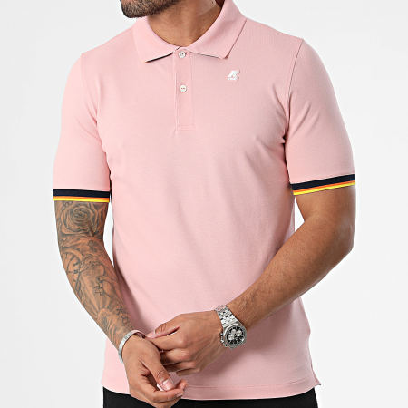 K-Way - Polo Manches Courtes Vincent K7121IW Rose