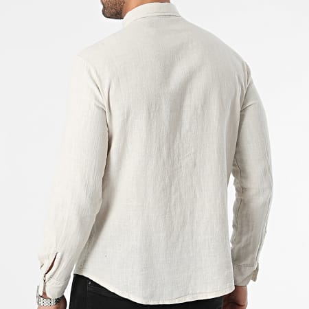 KZR - Camisa de manga larga beige