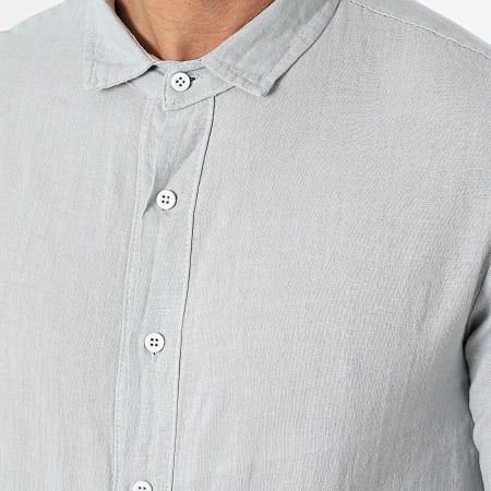 KZR - Camicia grigia a maniche lunghe