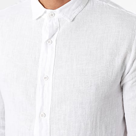 KZR - Camicia a maniche lunghe bianca
