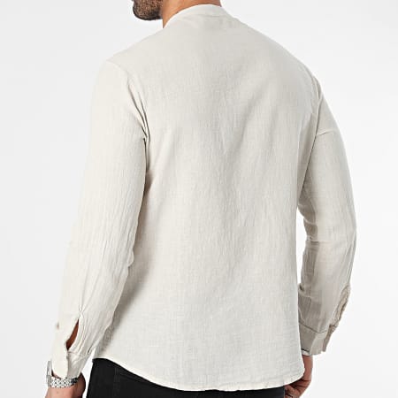 KZR - Camisa de manga larga beige
