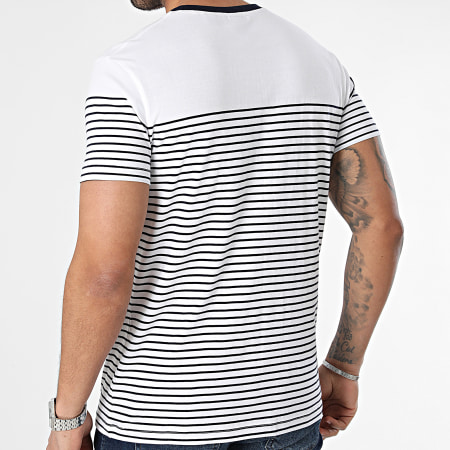 Le Temps Des Cerises - Torsy MC241 Camiseta rayas blanco negro