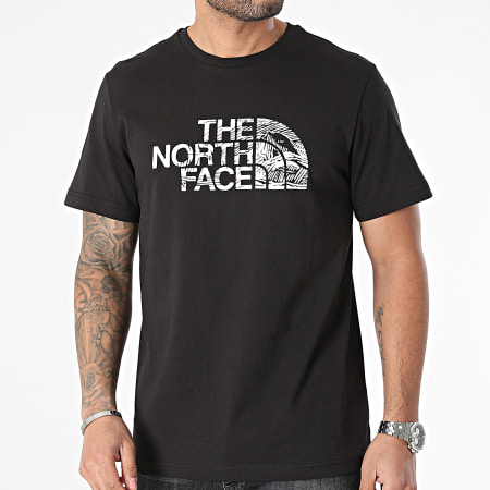 The North Face - Woodcut Dome A87NX Camiseta negra