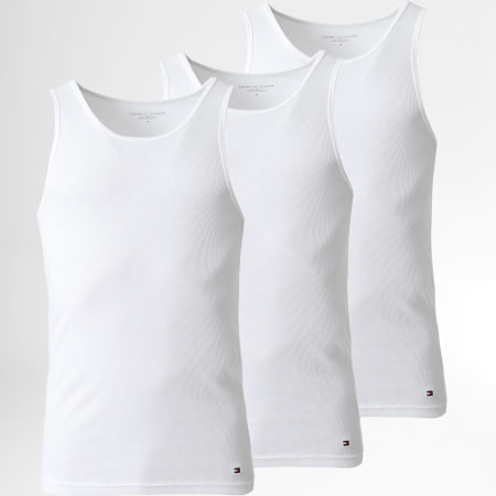 Tommy Hilfiger - Lote de 3 camisetas de tirantes 3179 Blanco