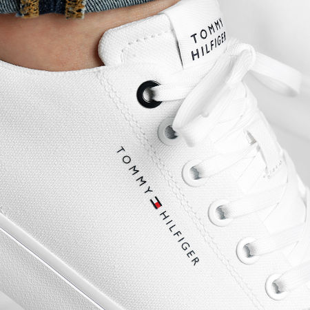 Tommy Hilfiger - Sneaker Vulc Low Canvas 4882 Bianco