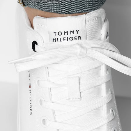 Tommy Hilfiger - Sneaker Vulc Low Canvas 4882 Bianco