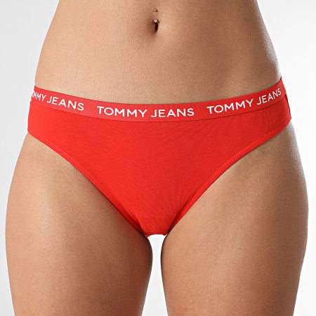 Tommy Jeans - Lot De 3 Culottes Femme Classic Bikini 5009 Blanc Rouge Bleu Clair