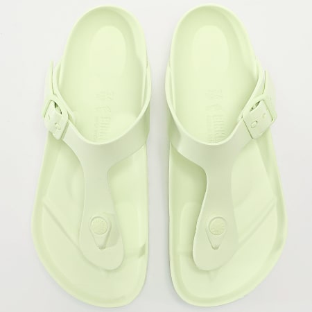 BIRKENSTOCK - Dames teenslippers Gizeh EVA Faded Lime