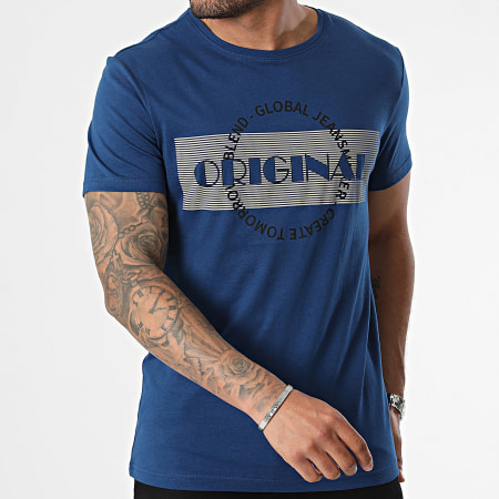 Blend - Tee Shirt 20716827 Bleu Marine