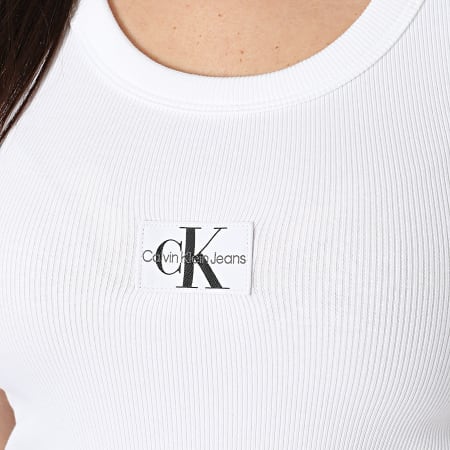Calvin Klein - Camiseta de tirantes para mujer 2566 Blanco