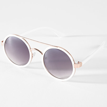 Frilivin - Lunettes De Soleil Blanc Noir Dégradé