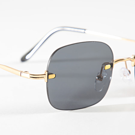 Frilivin - Gafas de sol Golden Black