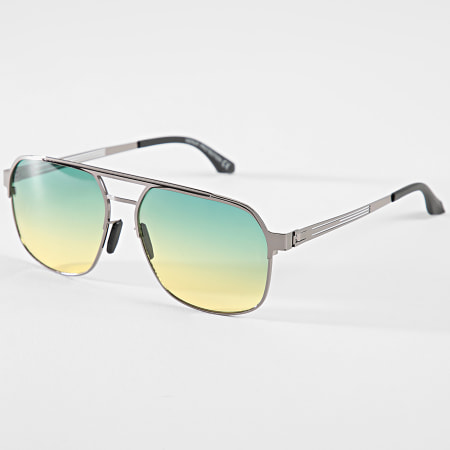 Frilivin - Gafas de sol Gradient Yellow Green Steel