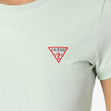 Guess - Camiseta de mujer W2YI44-J1314 Verde claro