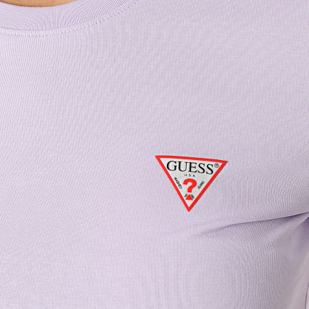 Guess - Camiseta de mujer W2YI44-J1314 Púrpura