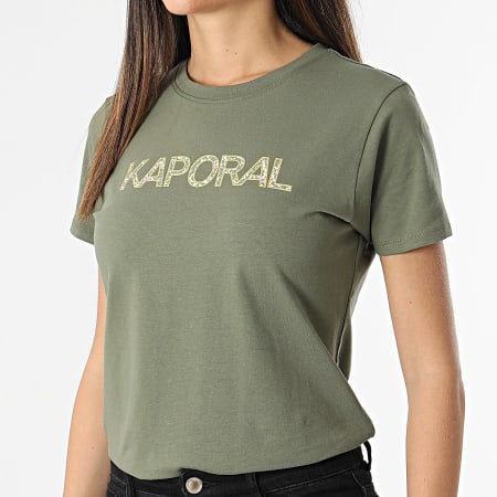 Kaporal - Maglietta da donna FANJOW11 Verde Khaki