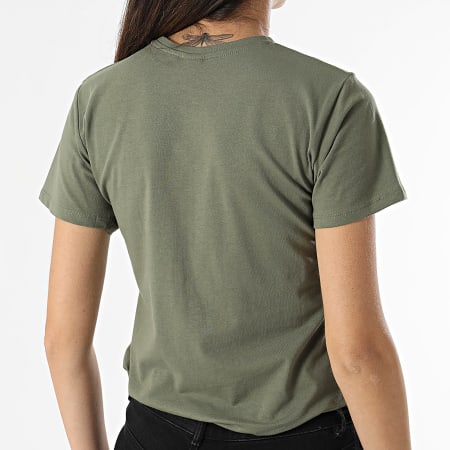 Kaporal - Tee Shirt Femme FANNYW11 Vert Kaki