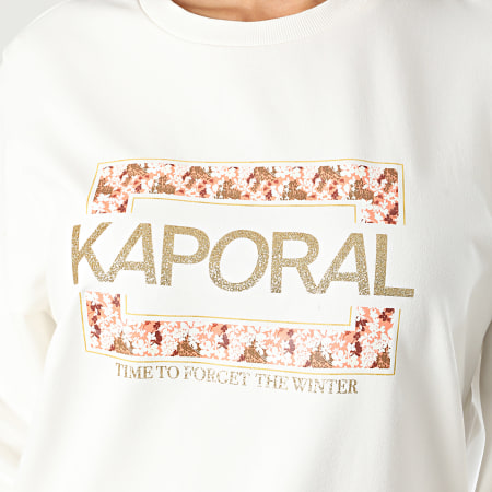 Kaporal - Felpa girocollo da donna FRONAW32 Bianco
