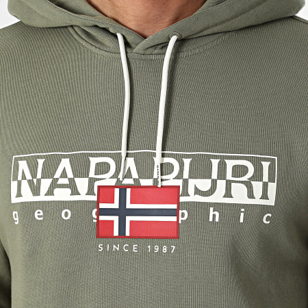 Napapijri - Regular Fit Sudadera A4HTL Caqui Verde