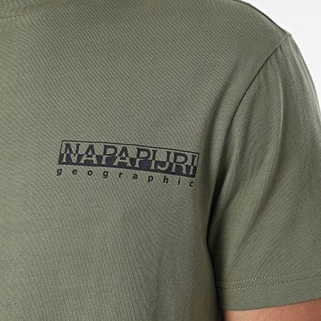 Napapijri - Camiseta Tahi A4HQA Verde caqui