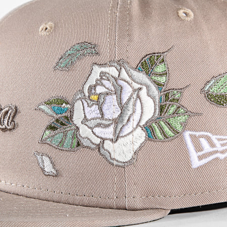 New Era - Gorra ajustada 59Fifty Flower Icon 60435116 Floral marrón