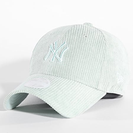 New Era - Cappellino da donna 9Forty Summer Corduroy New York Yankees 60434998 Verde chiaro