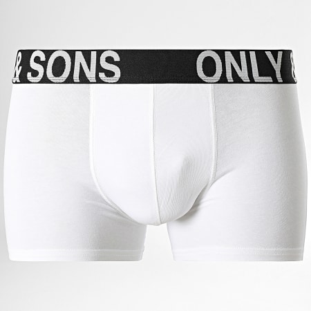 Only And Sons - Lot De 5 Boxers Fitz Noir Blanc