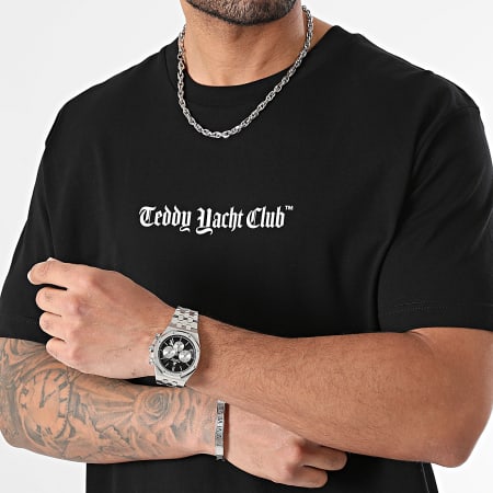 Teddy Yacht Club - Camiseta Oversize Large Atelier Paris Picto Negro