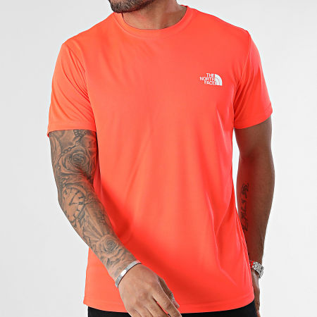 The North Face - Camiseta Reaxion A4CDW Rosa Fluo