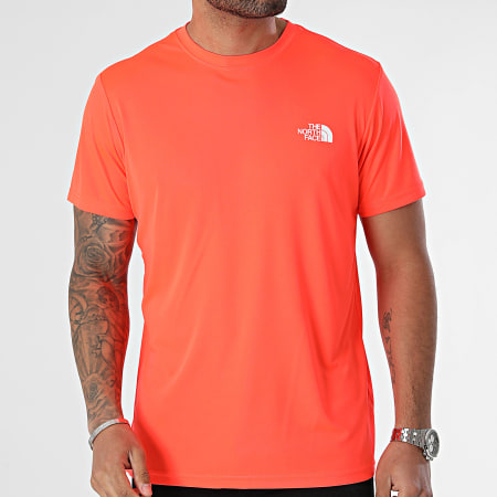 The North Face - Camiseta Reaxion A4CDW Rosa Fluo