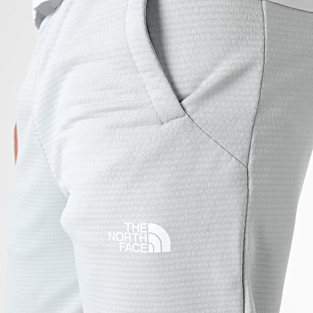 The North Face - Pantalones de chándal de forro polar A87JF Gris claro