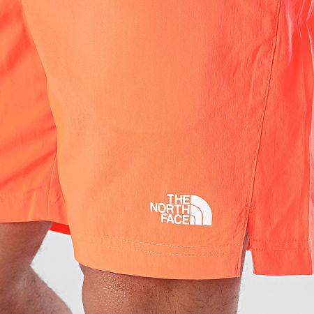 The North Face - A301B Pantalón corto naranja fluorescente