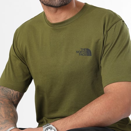 The North Face - Camiseta Simple Dome A87NG Caqui Verde