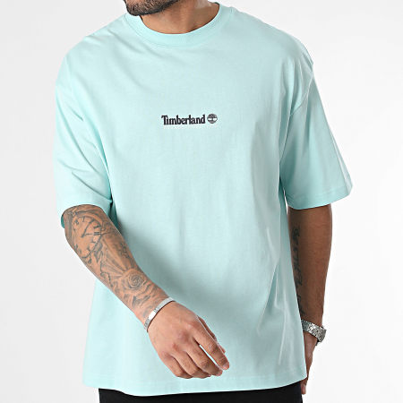 Timberland - Camiseta Oversize Design 2 SS A65H3 Azul Claro
