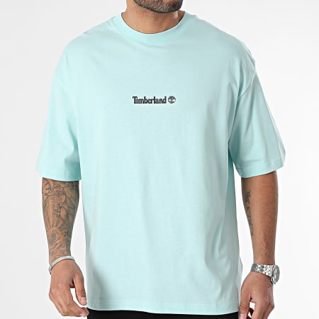 Timberland - Camiseta Oversize Design 2 SS A65H3 Azul Claro