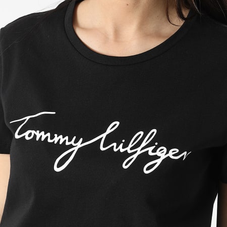 Tommy Hilfiger - Maglietta da donna Signature 1674 nera