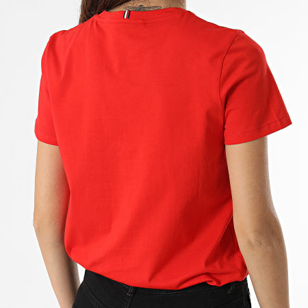 Tommy Hilfiger - Camiseta de mujer Signature 1674 Roja