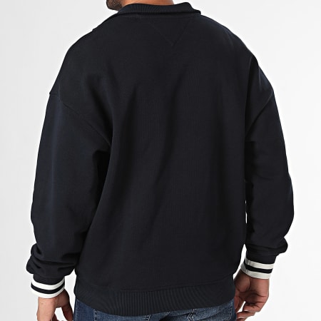 Tommy Hilfiger - Monotype 4404 Navy Sweatshirt met ritssluiting